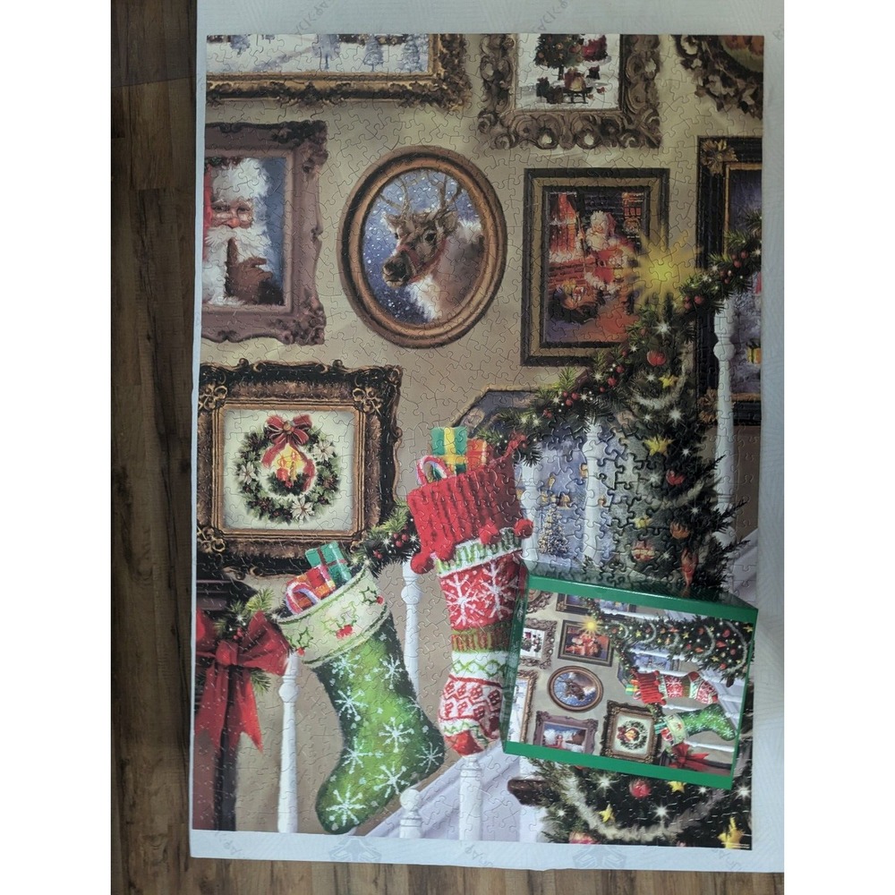 Brother Sister Christmas Party Jigsaw Puzzle 1000 Pcs 2012